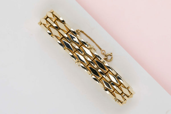 14 ct. Yellow Gold Bracelet - 19 cm - 'Dutch Design'