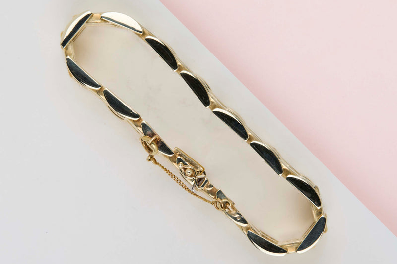 14 ct. Yellow Gold Bracelet - 19 cm - 'Dutch Design'