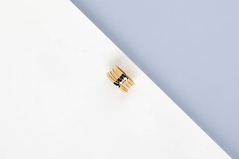 B.Zero 1 Four Band Ring - Yellow Gold - Size 53