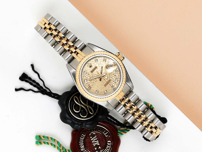 Datejust 26 'Jubilee Champagne Diamond Dial - Jubilee'