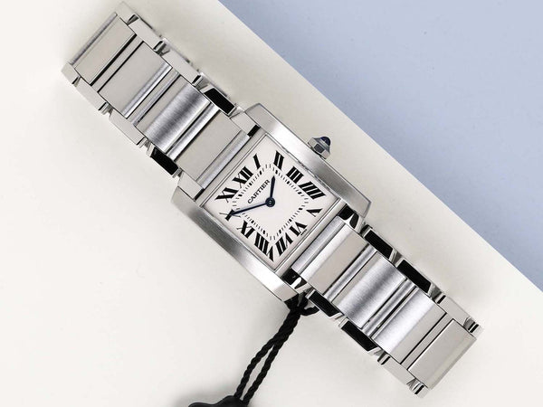 Tank Francaise Medium 'White Roman Dial'