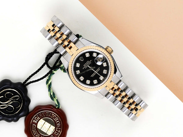 Datejust 26 'Black Diamond Dial - Jubilee'