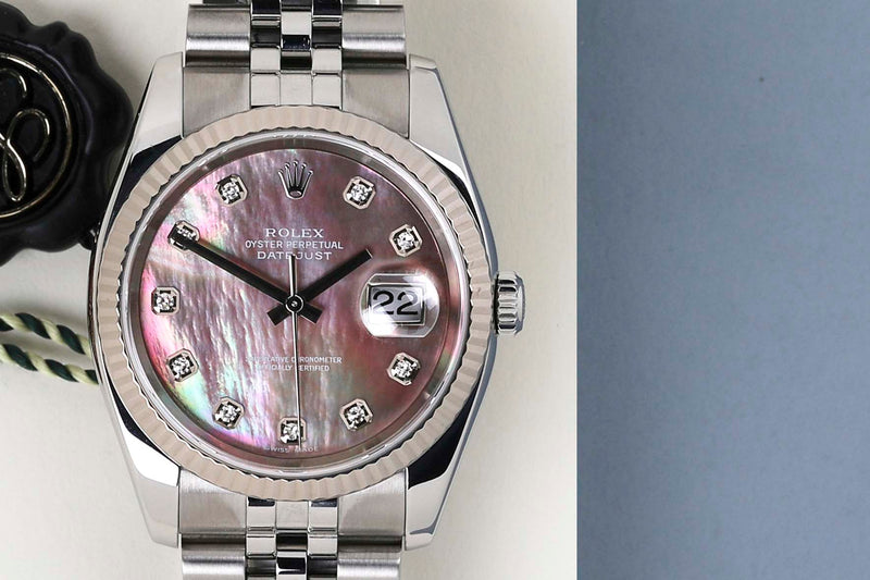 Datejust 36 'Mother of Pearl Diamond Dial - Jubilee'