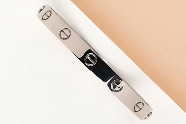 Love Bracelet - White Gold - Size 16 - B&P