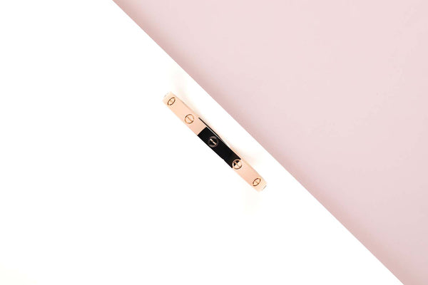 Love Bracelet - Rose Gold - Size 17 - B&P