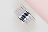 B.Zero 1 Four Band Ring - White Gold - Size 55