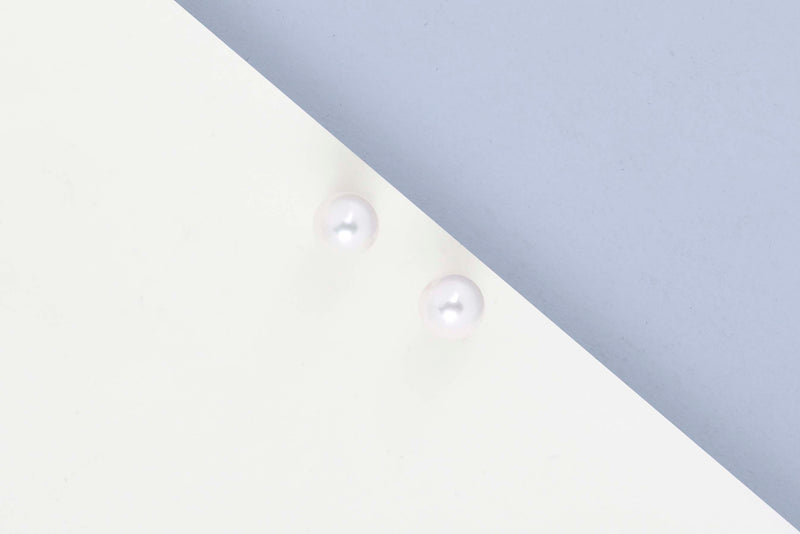 14ct. Yellow Gold Earstuds - Akoya Pearl