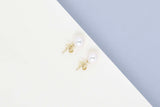 14ct. Yellow Gold Earstuds - Akoya Pearl