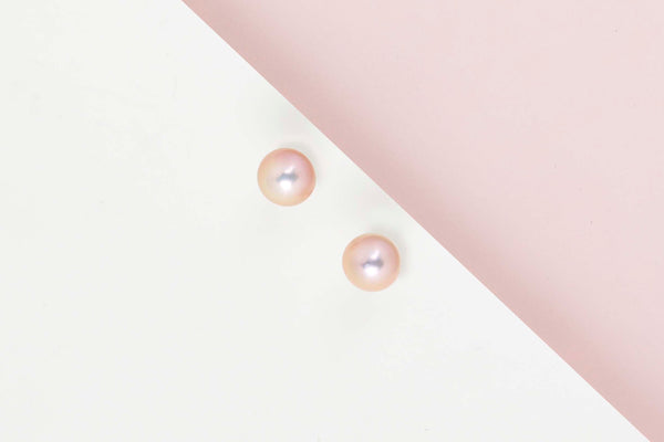 14ct. Yellow Gold Earstuds - Cultivated Pearl