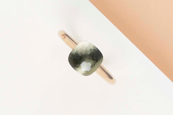 Nudo Petit - Rose & White Gold - Prasiolite - Size 53 - B&P