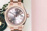 Datejust 28 'Rose Gold - President'