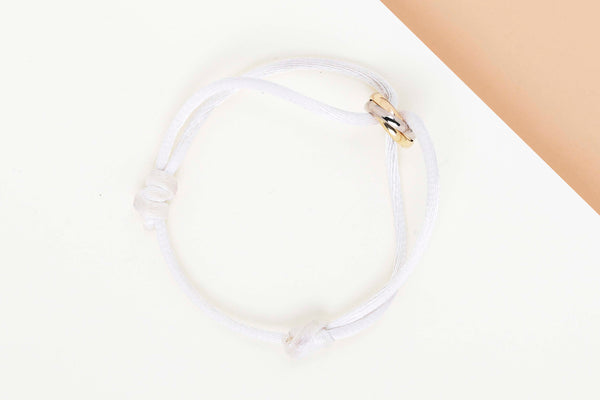 Trinity Cord Bracelet - Yellow/White/Rose Gold - B&P