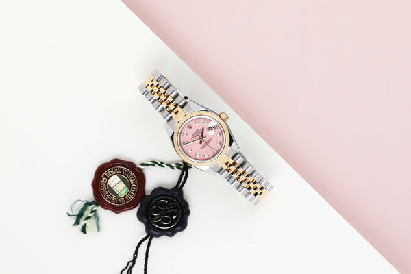 Datejust 26 'Pink Coral Diamond Dial - Jubilee'