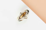 14 ct. Yellow Gold Ring - Citrine - Size 55