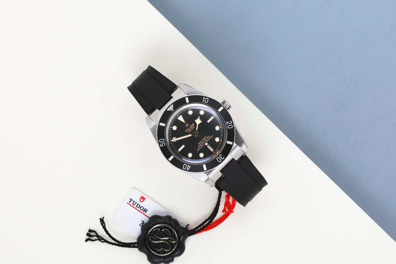 Tudor Black Bay 54 'Black Dial - Rubber Strap'