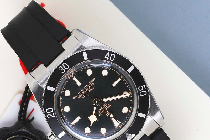 Tudor Black Bay 54 'Black Dial - Rubber Strap'