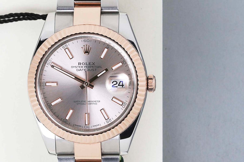 Datejust 41 'Silver Sundust Dial - Oyster'