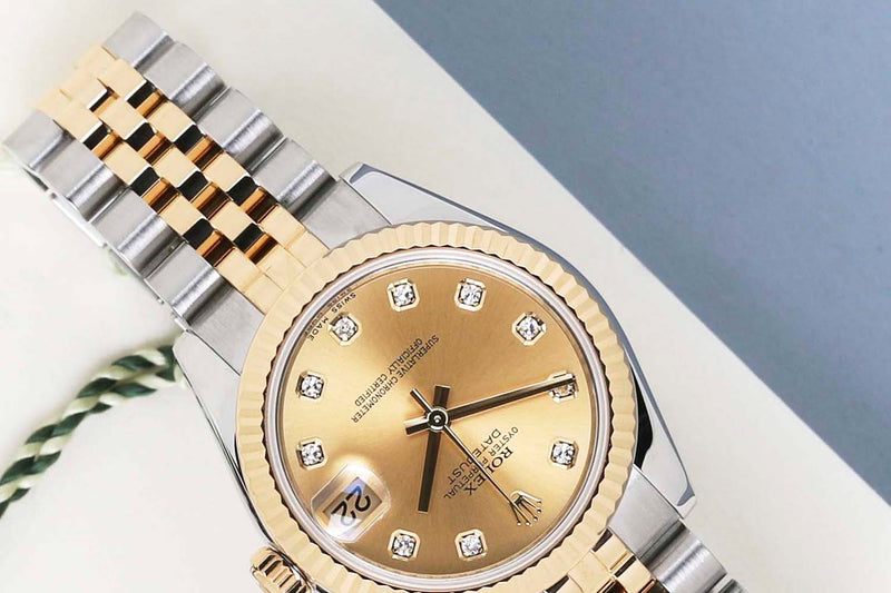 Datejust 31 'Champagne Diamond Dial - Jubilee'