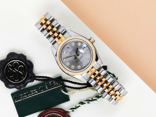 Datejust 26 'Grey Diamond Dial - Jubilee'