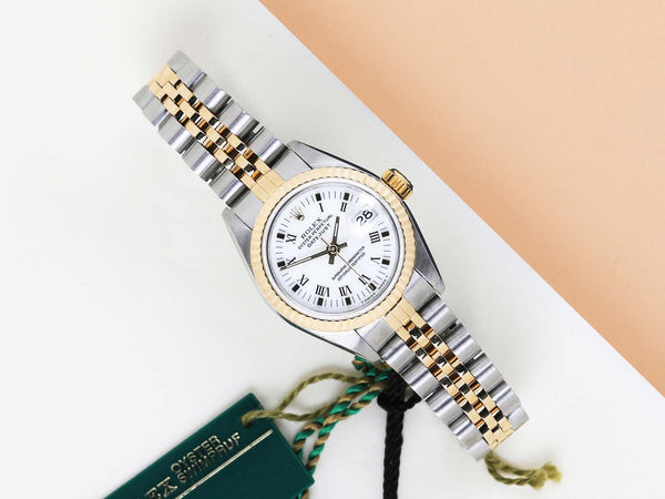 Datejust 26 'White Roman Dial - Jubilee'