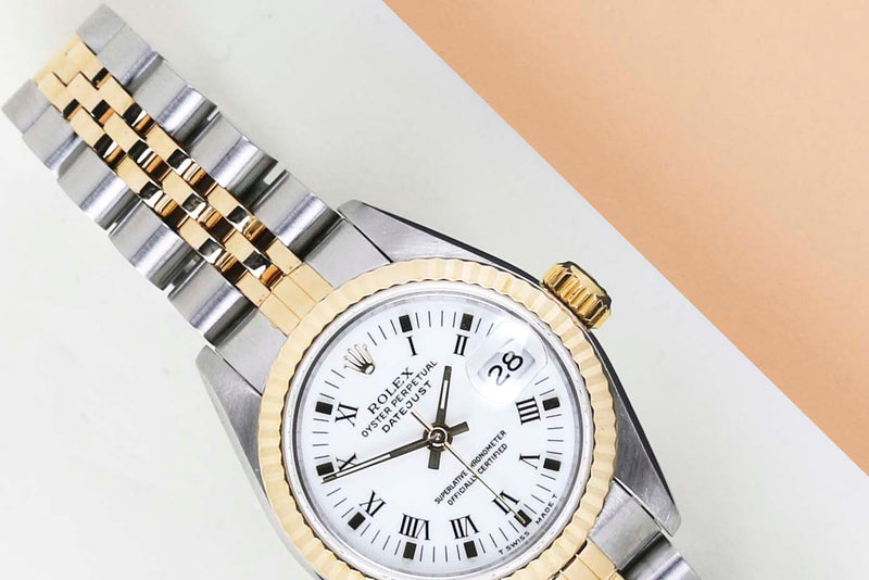 Datejust 26 'White Roman Dial - Jubilee'