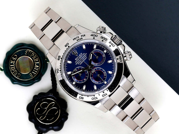 Daytona 'Blue Dial - White Gold'