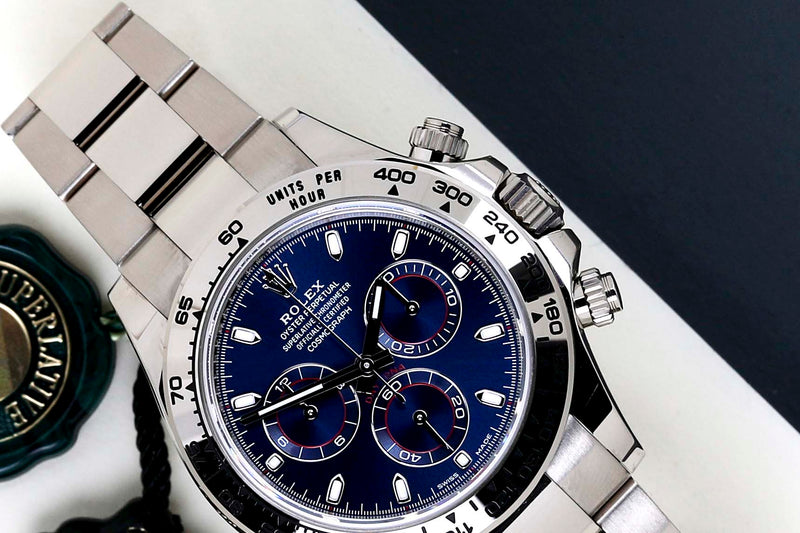 Daytona 'Blue Dial - White Gold'