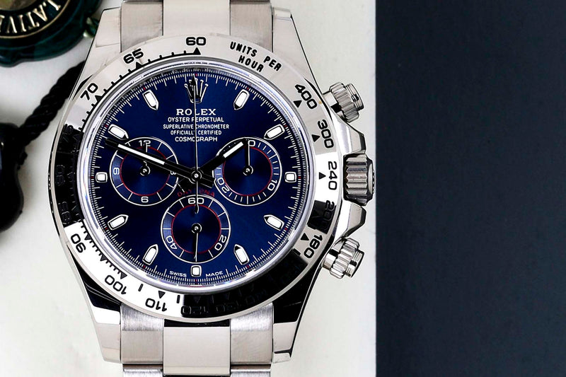 Daytona 'Blue Dial - White Gold'