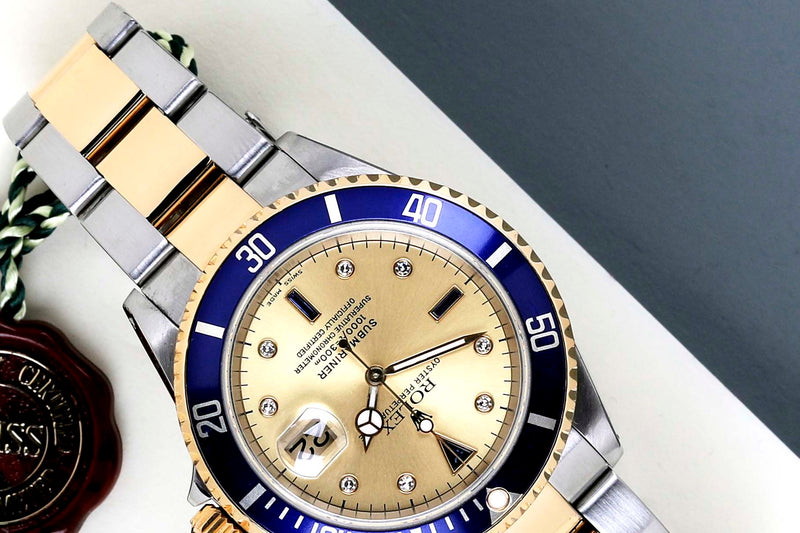 Submariner Date 'Champagne Sultan/Serti - Diamond Dial'