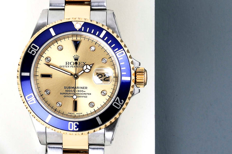 Submariner Date 'Champagne Sultan/Serti - Diamond Dial'