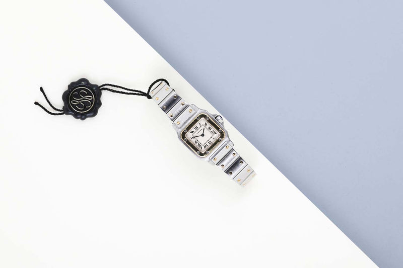 Santos Galbée Lady 'White Roman Dial'