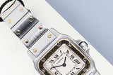 Santos Galbée Lady 'White Roman Dial'