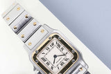 Santos Galbée Lady 'White Roman Dial'