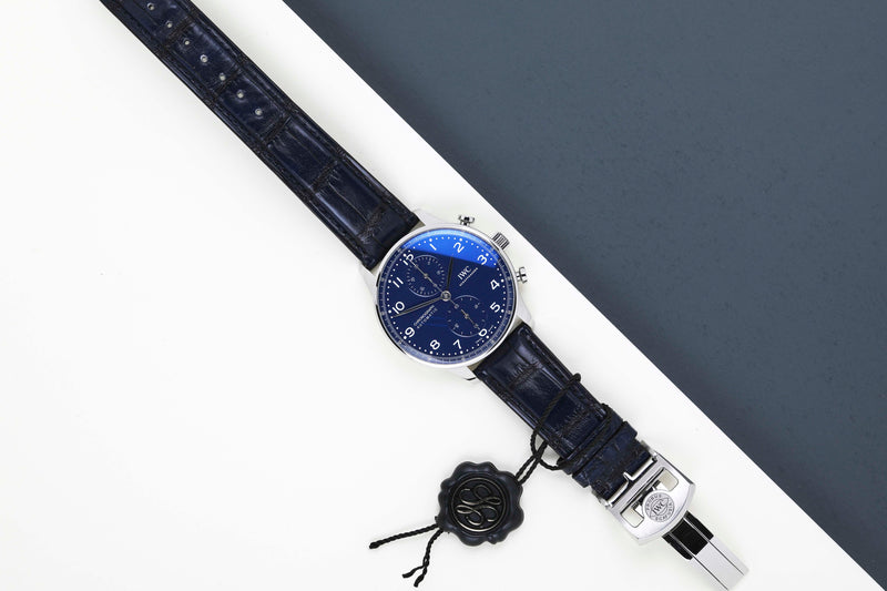 Portugieser Chronograph 'Blue Dial - 150 Years Special Edition'