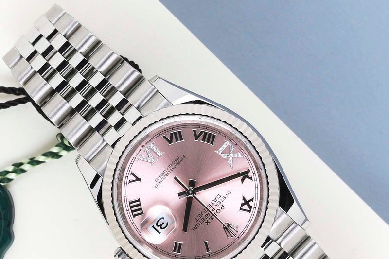 Datejust 36 'Pink Roman Diamond Dial - Jubilee'