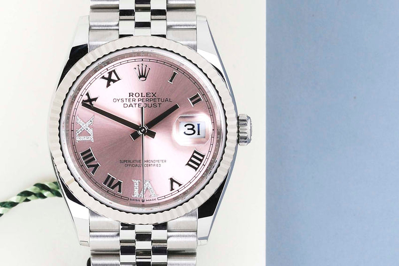 Datejust 36 'Pink Roman Diamond Dial - Jubilee'