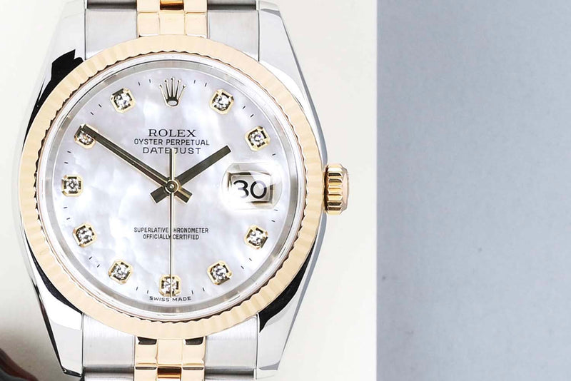 Datejust 36 'Mother Of Pearl Diamond Dial - Jubilee'