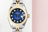 Datejust 26 ' Blue Vignette Diamond Dial - Jubilee'