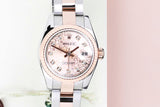 Datejust 26 'Everose / Steel - Pink Jubilee Diamond Dial - Oyster'