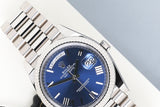 Day-Date 40 'Blue Dial - White Gold'