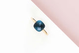 Nudo Petit Ring - Rose & White Gold - London Blue Topaz - Size 53 - B&P