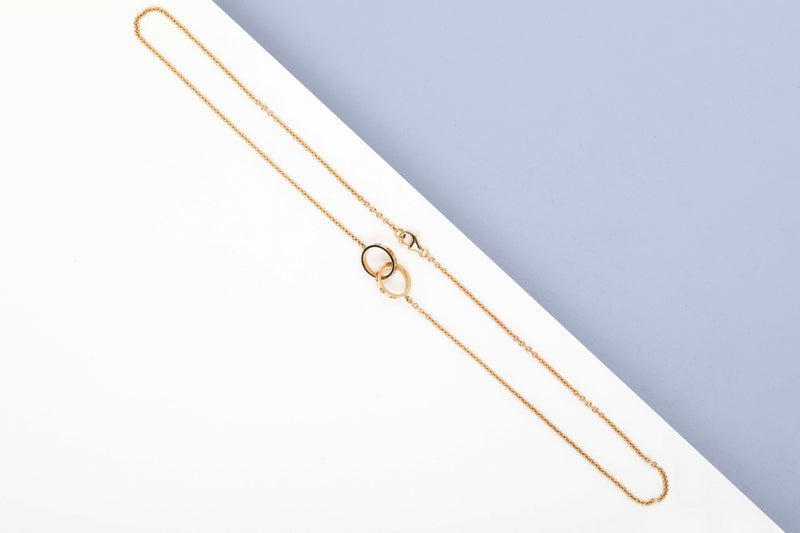 Love Necklace - Yellow Gold - 43CM - B&P