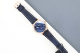 Calatrava Travel Time 'Rose Gold - Blue Dial