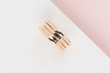 B.ZERO 1 Three Band Ring - Size 57 - Yellow Gold - B