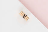 B.ZERO 1 Three Band Ring - Size 57 - Rose Gold - B
