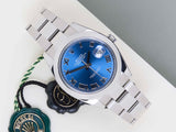 Datejust 41 'Azzurro Blue Roman Dial - Oyster'
