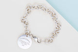 Return To Tiffany Tag Charm Bracelet - Silver - B