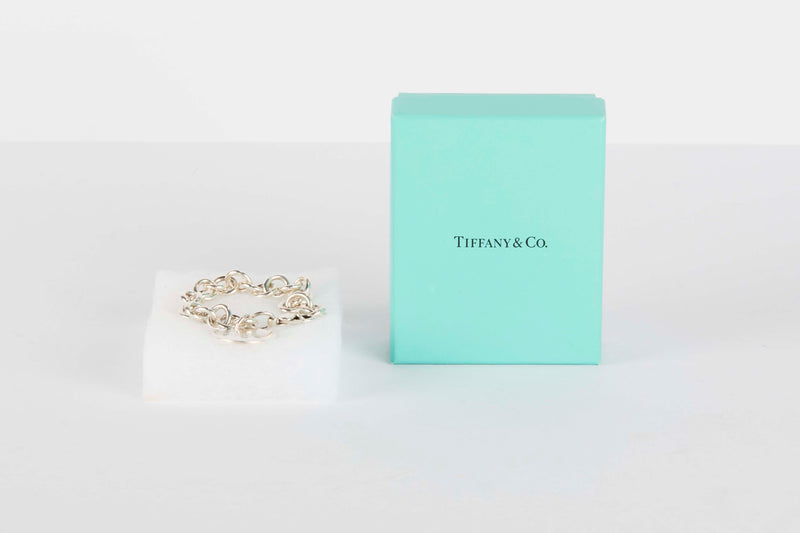 Return To Tiffany Tag Charm Bracelet - Silver - B