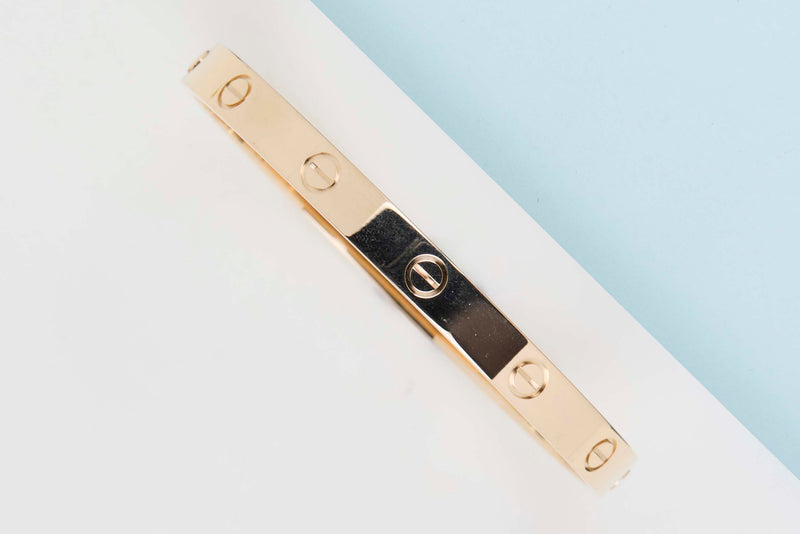 Love Bracelet - Yellow Gold - Size 18 - B&P