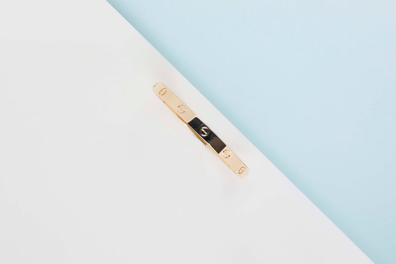 Love Bracelet - Yellow Gold - Size 18 - B&P